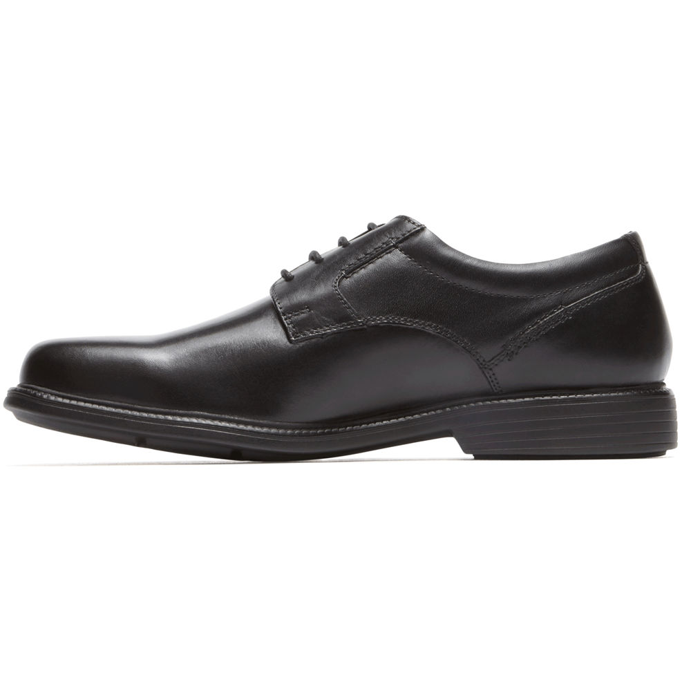 Rockport Mens Oxfords Black - Charles Road Plain Toe - UK 531-BDLUOT